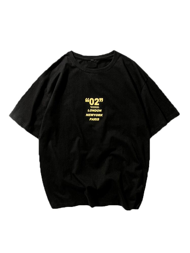 全3色 Tシャツ カットソー プリント カジュアル シンプル