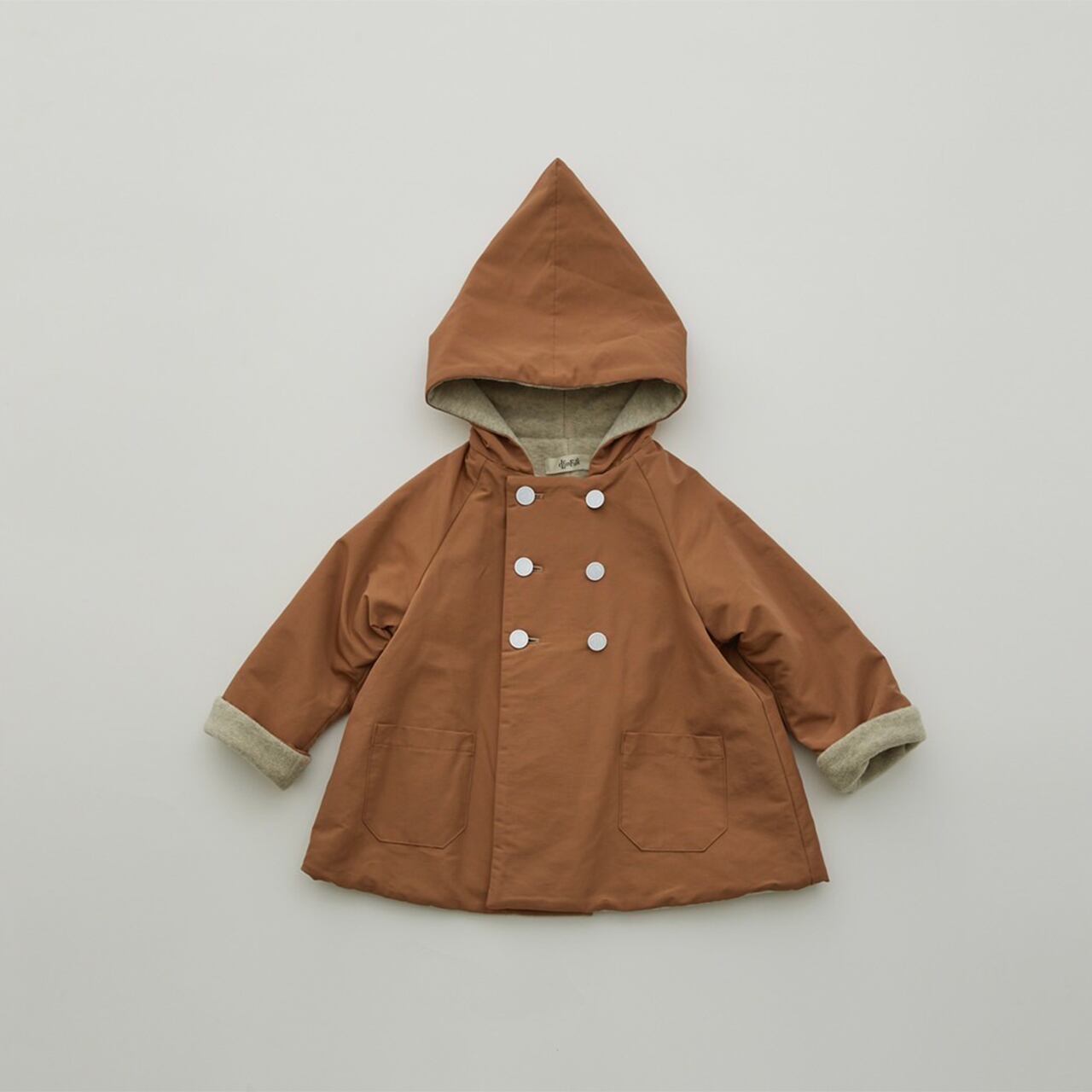 eLfinFolk(エルフィンフォルク)/ elf coat / milky brown / 110,120,130cm