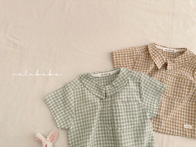 *即納* valubebe チェックシャツ