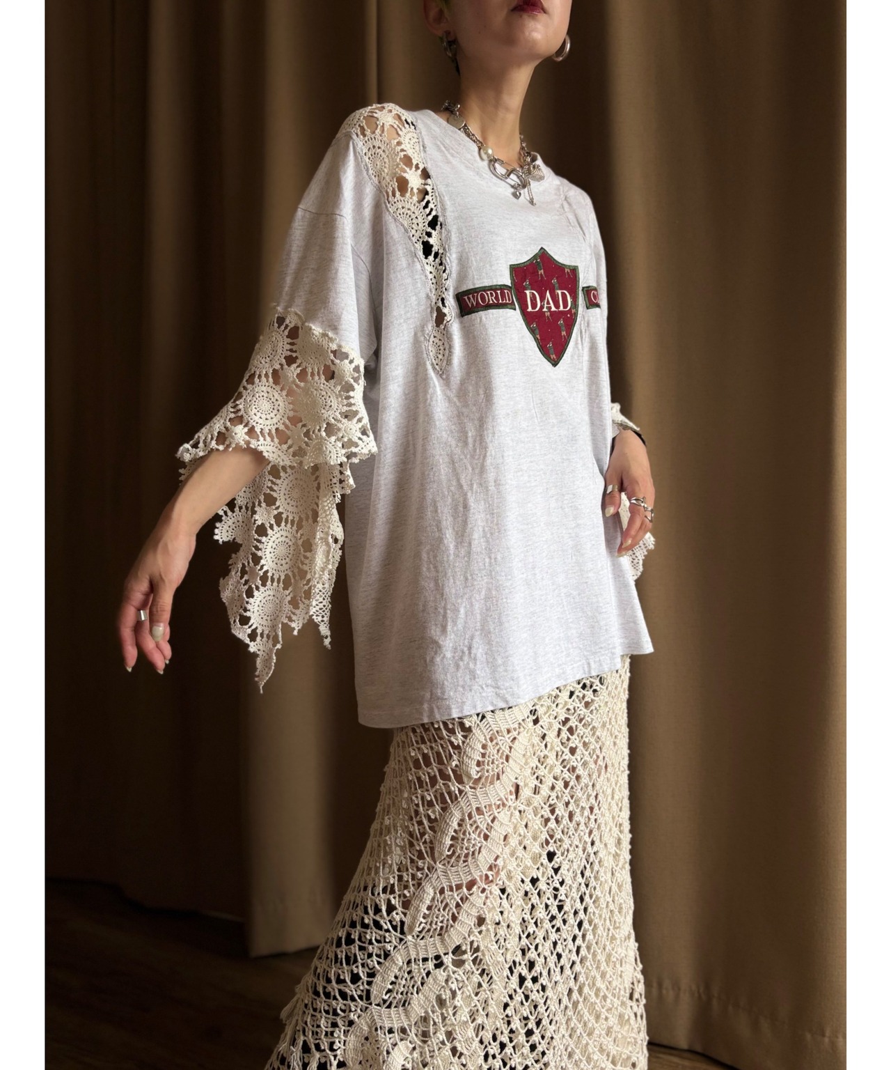 crochet docking design remake t shirt-4756-6