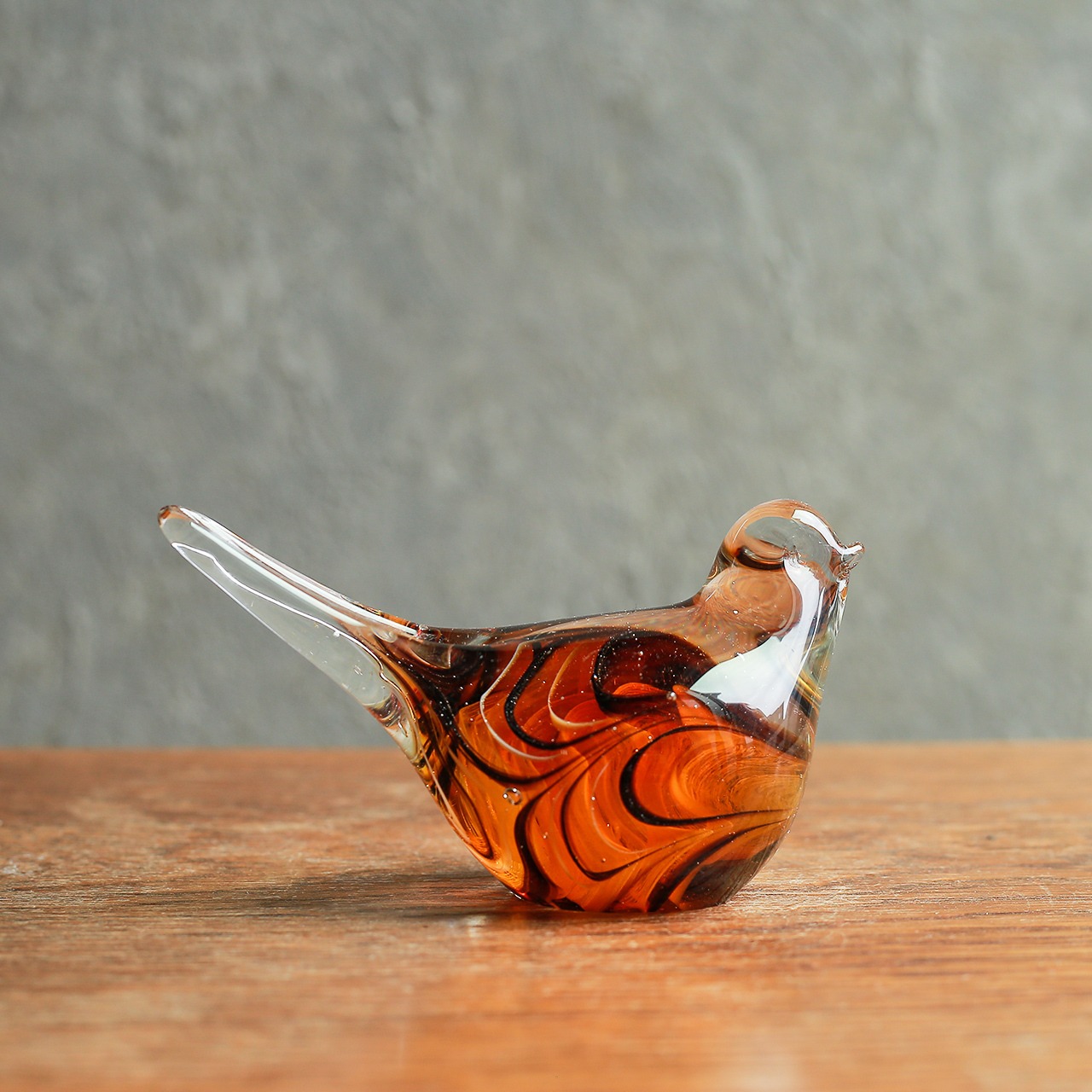 幻想的な模様の、ガラスの鳥 4