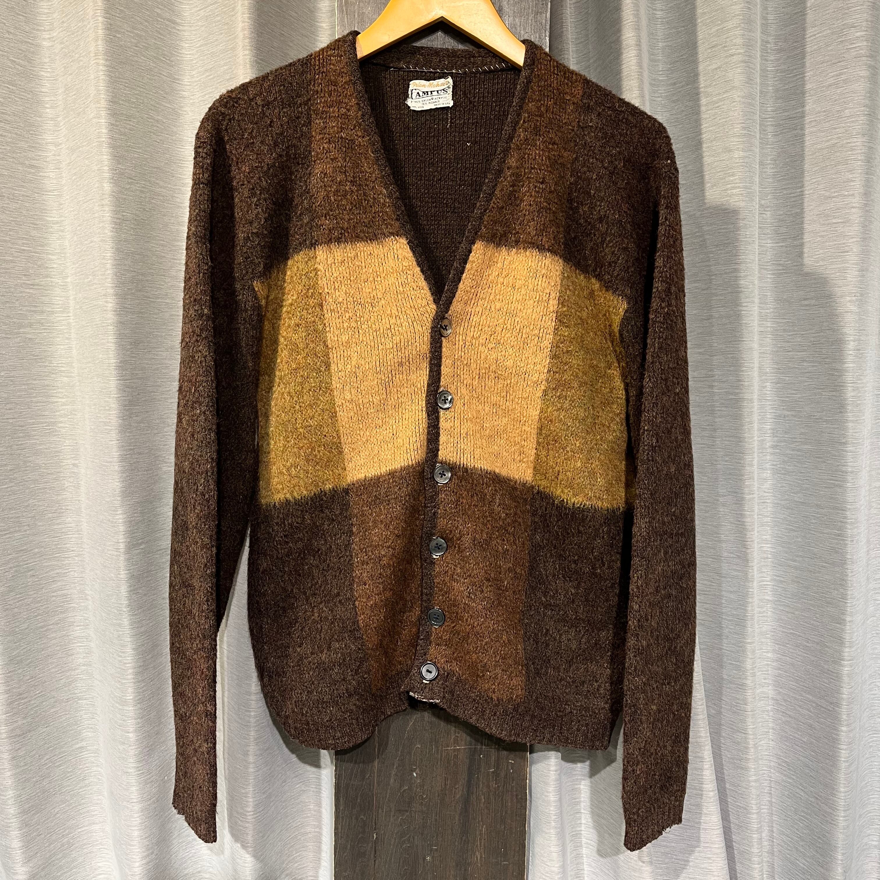 1960'S CAMPUS ACRYLIC MOHAIR CARDIGAN 