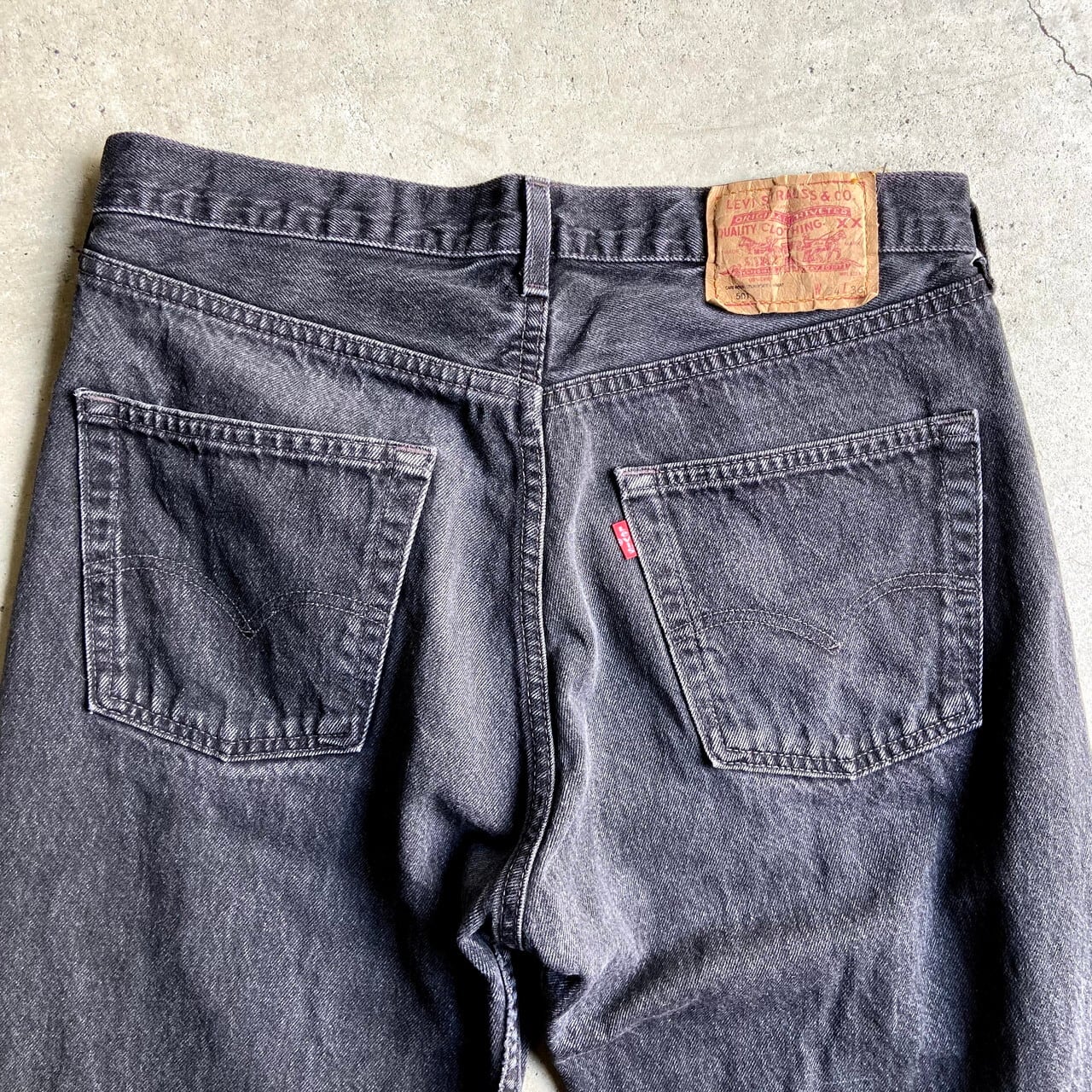 90年代 フランス製 Levi's ユーロリーバイス 501 ストレート ブラック