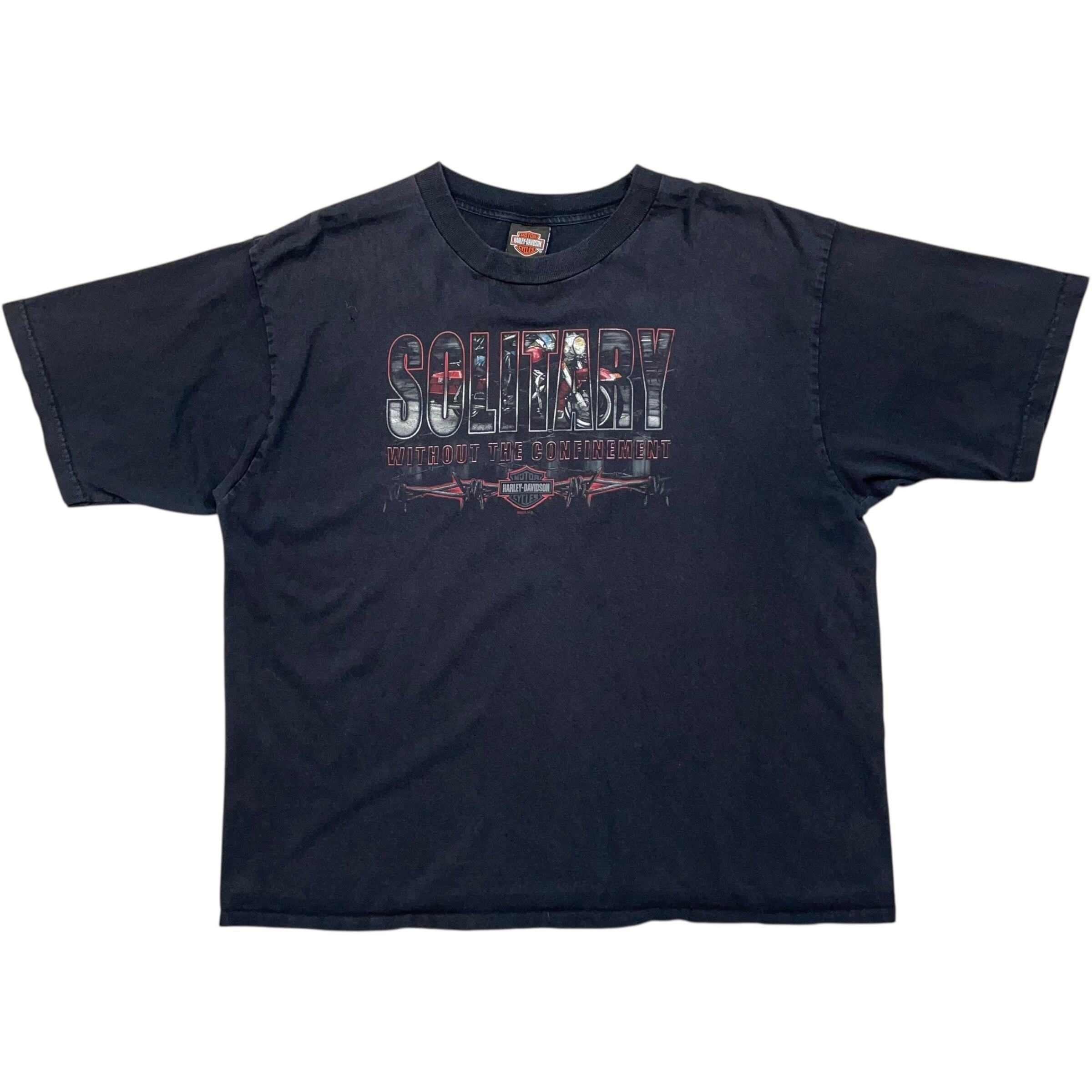 《2XL》 Harley-Davidson ハーレーダビッドソン Tシャツ 両面プリント イーグル ブラック USA製 no.7306