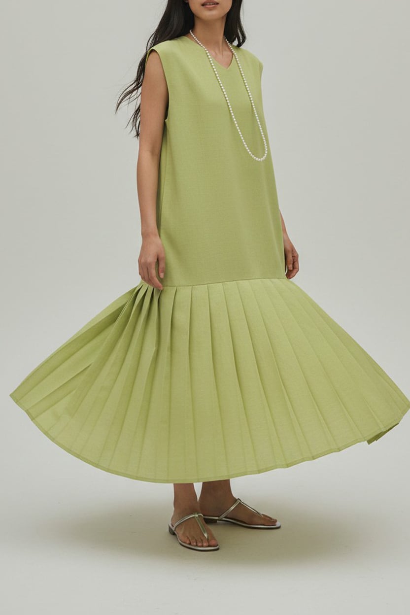 2WAYプリーツドレス/ PLEATS 2WAY DRESS(26S33005K)