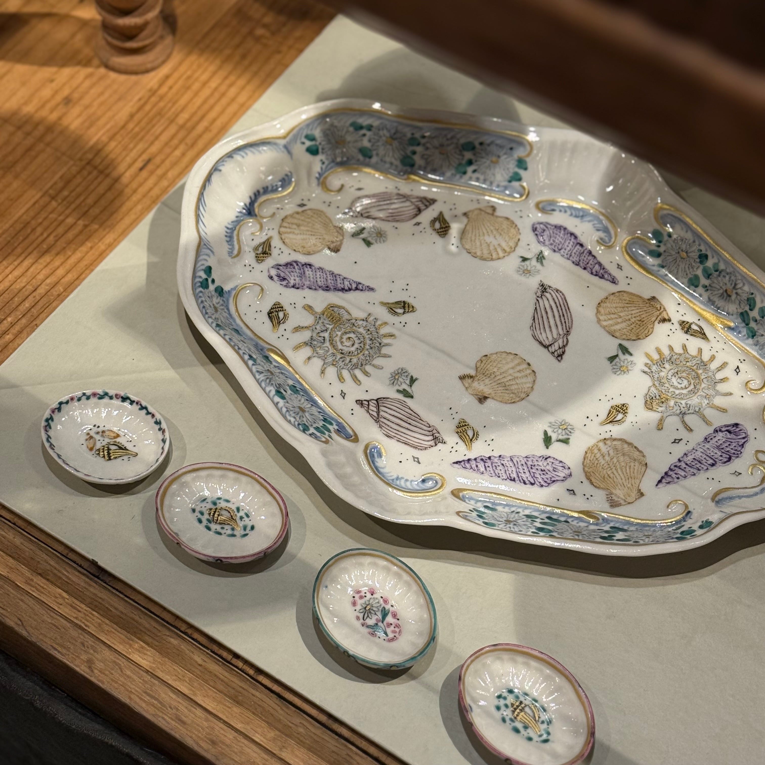 つちやまり oval plate | gallery 一白