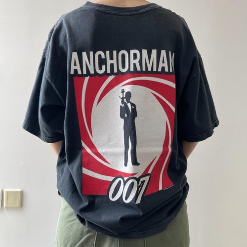 tGG262 Tシャツ 映画 ムービー 007 スパイ ANCHORMAN