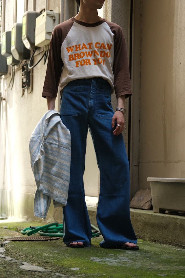 Utah／70-80's "unkown" us navy type marine pants