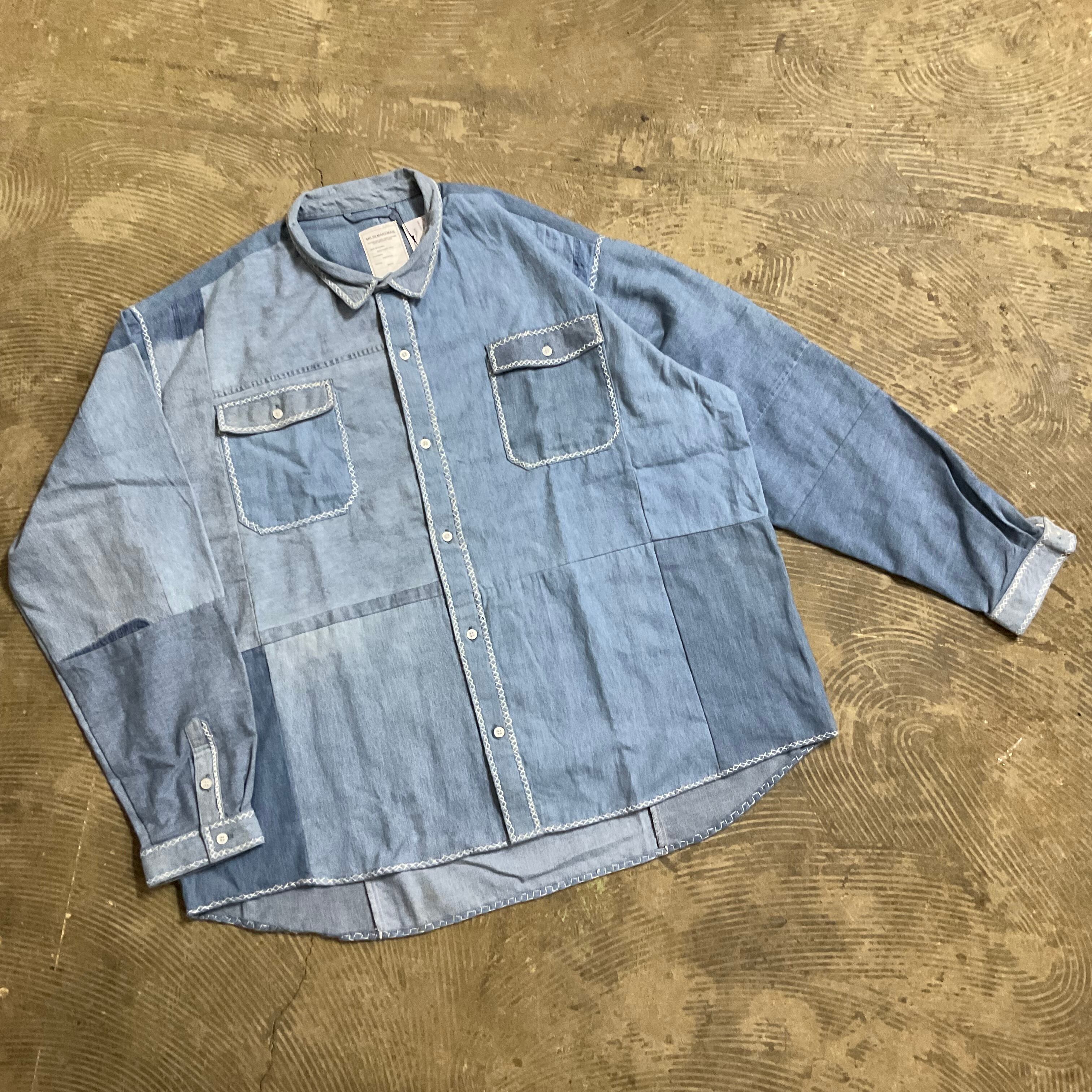 Mr.Remakeman】 Half Zip Fleece カラー：ブラックミックス パターン