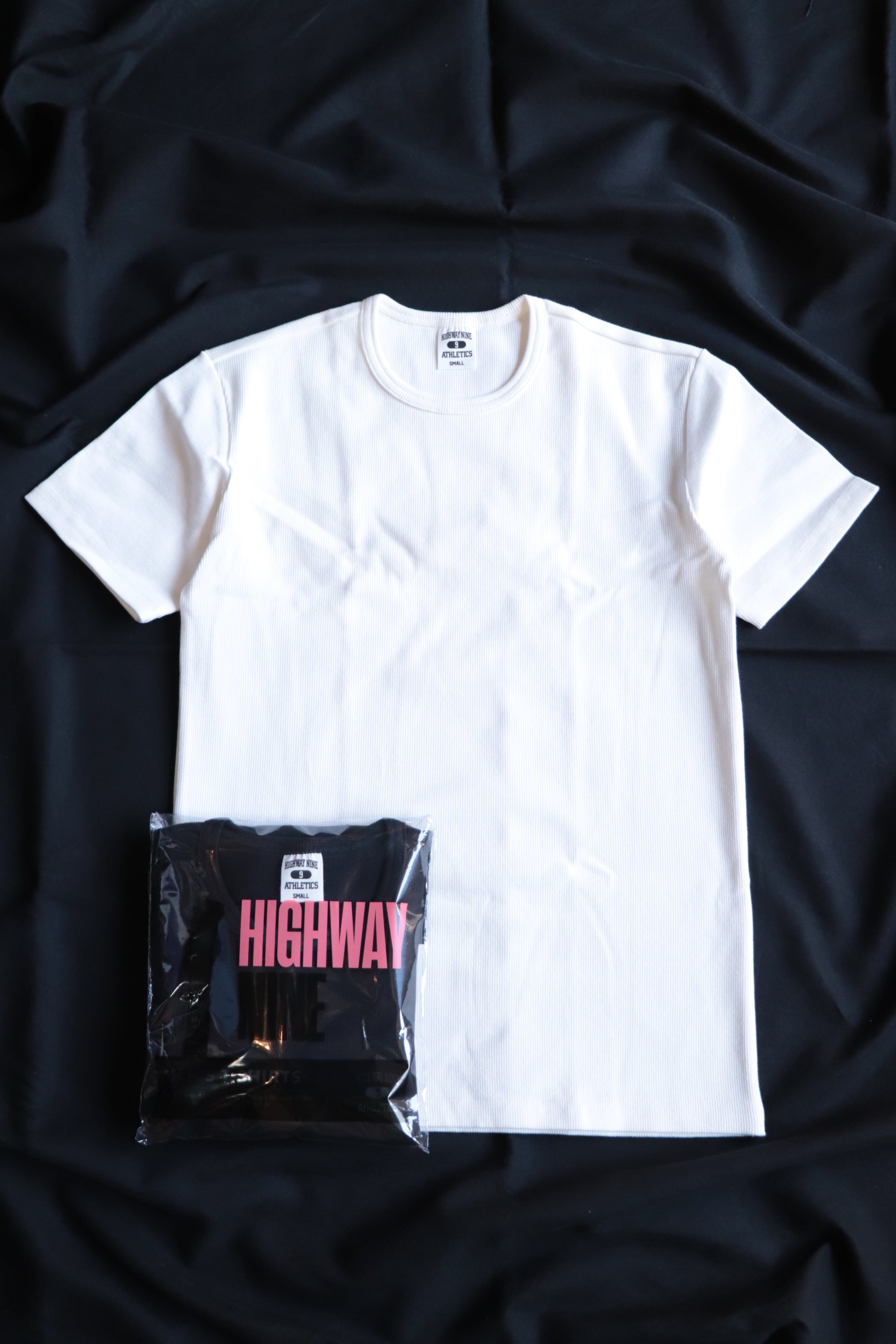HIGHWAY NINE/ハイウェイナイン C-NECK RIB S/S Tee