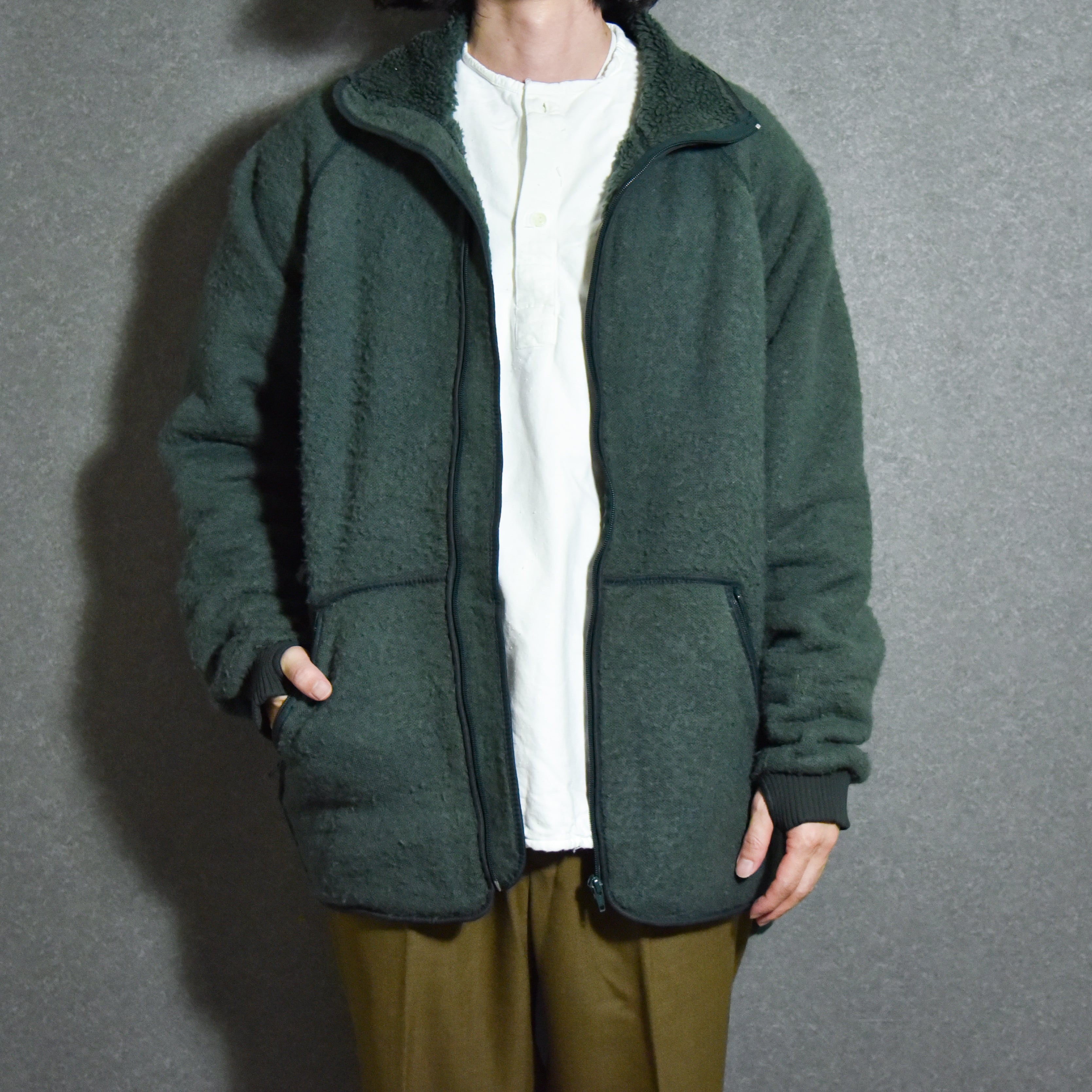 Dutch Army HELLY HANSEN Wool Fleece Jacket NATO オランダ軍 ヘリー