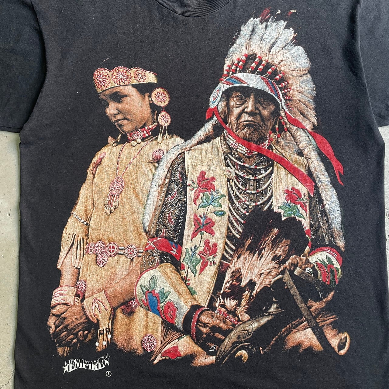 80〜90年代 EMPIRE インディアン ネイティブアメリカン オーバー 