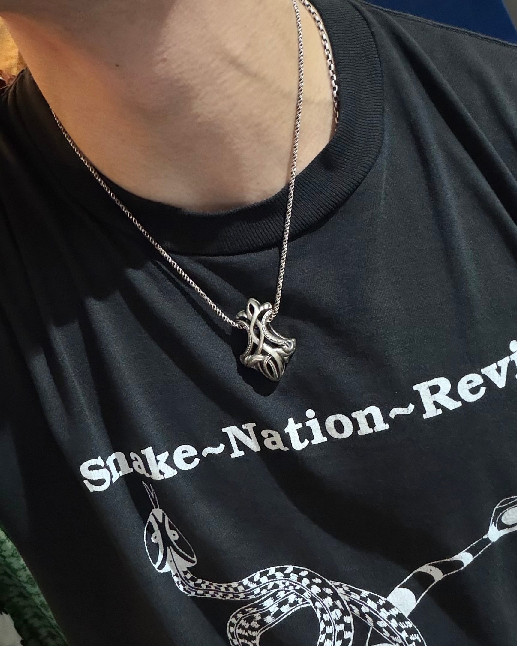 " Special - Silver 925 " Unknown Tribal motif Design vintage necklace