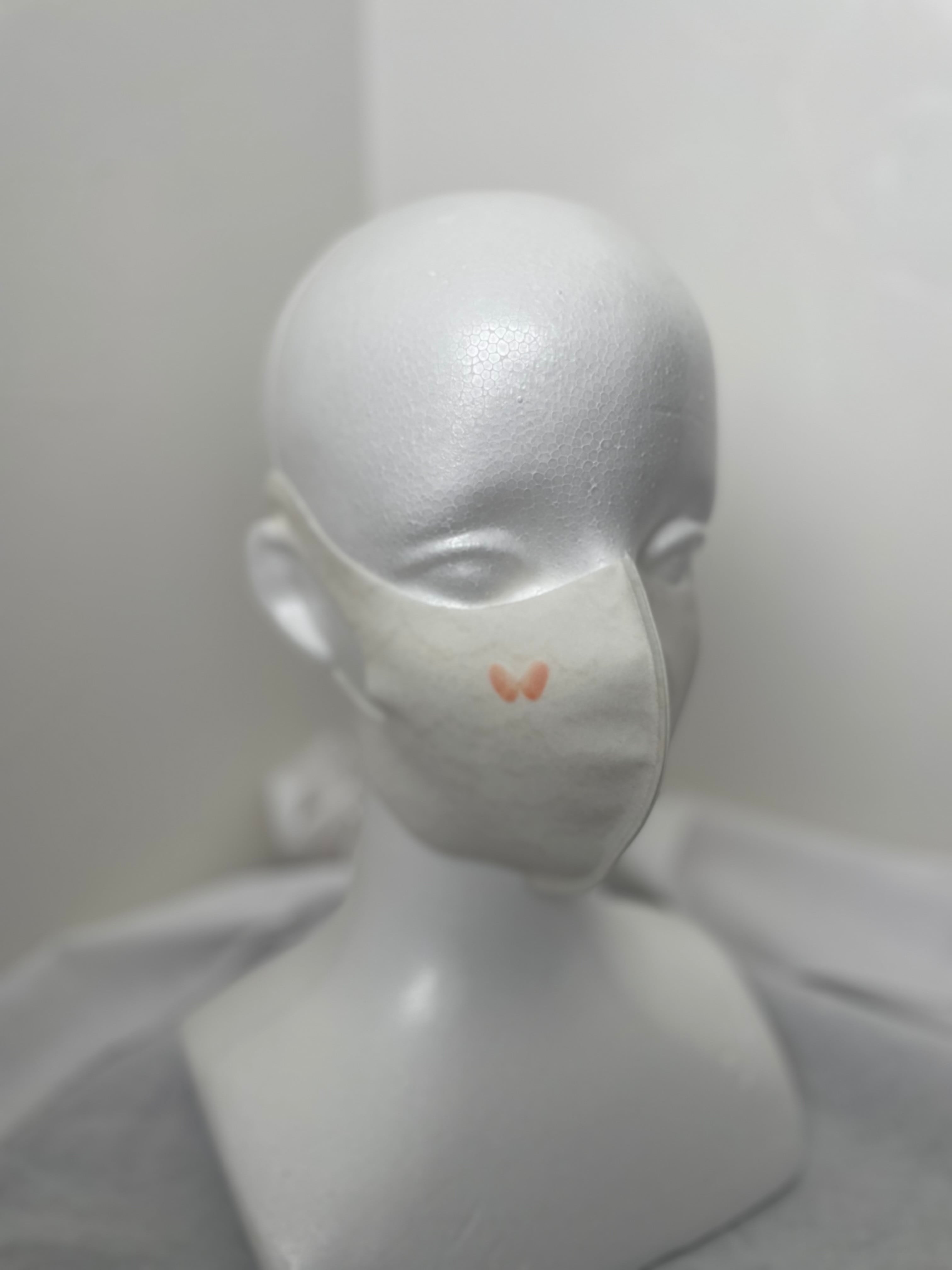 さくら貝マスク（ワンポイント）