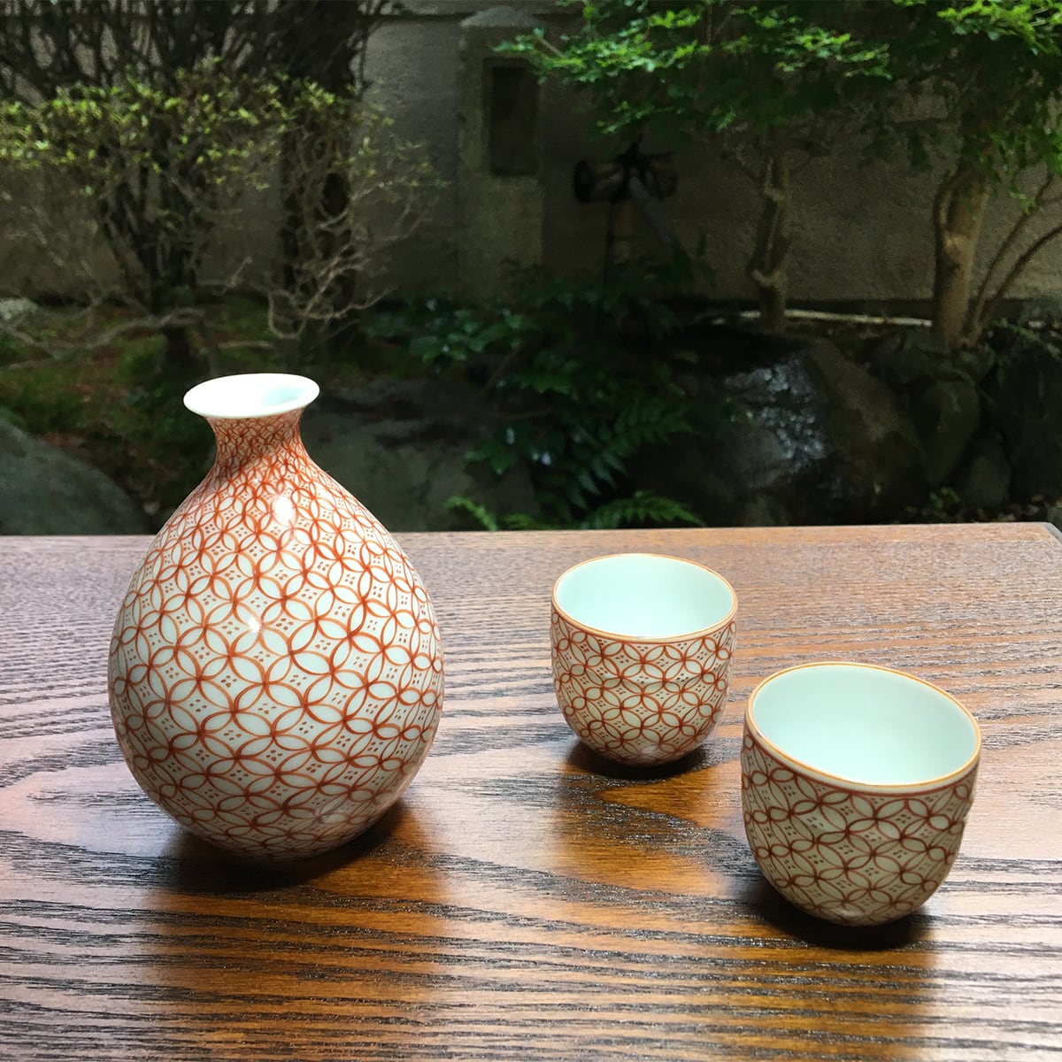 赤絵七宝詰（あかえしっぽうづめ）徳利 | 京の器 竹峰窯 Chikuhougama -