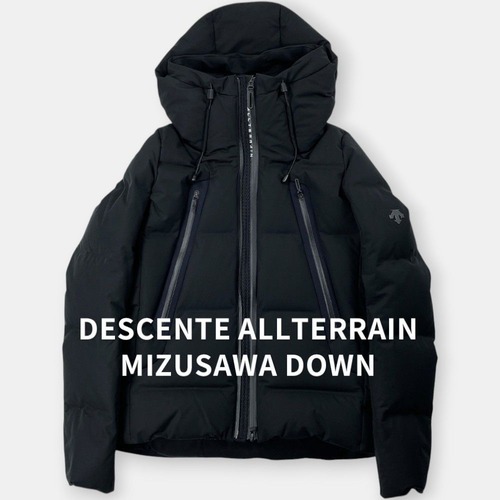 DESCENTE ALLTERRAIN MOUNTAINEER 21AW デサント オルテライン 水沢ダウンジャケット DAMUGK30UX 黒 S / J&NREUSE メンズ アウター