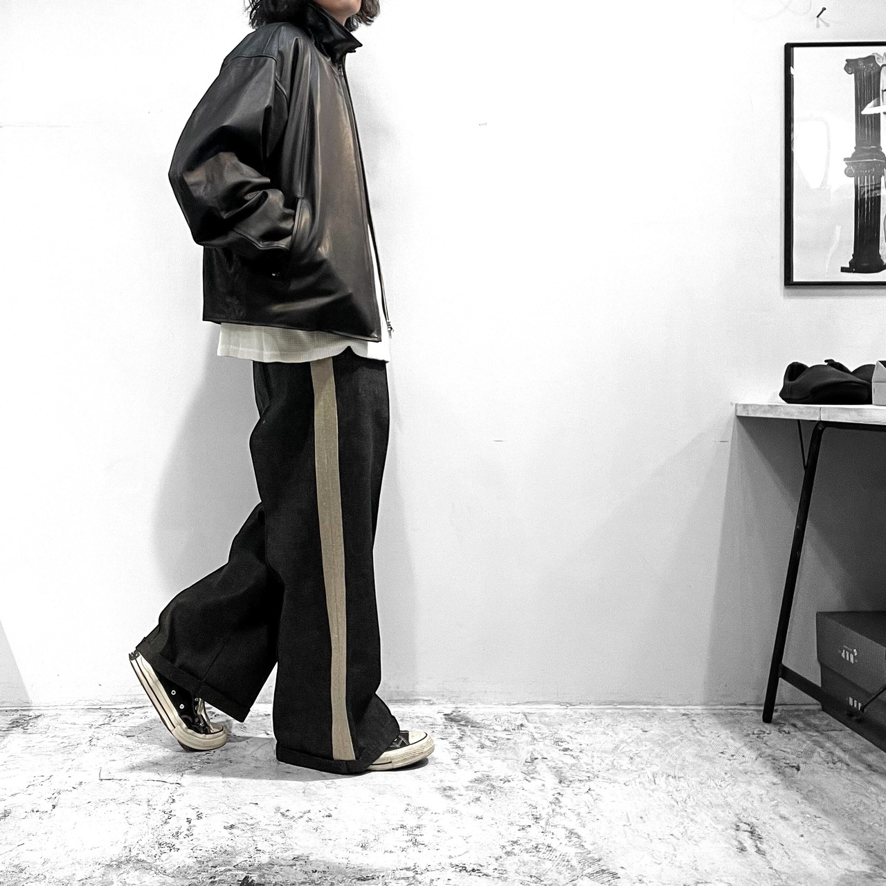 yokosakamoto 美味かっ リュック ネイビー トートバッグ ヨーコサカモト 紺