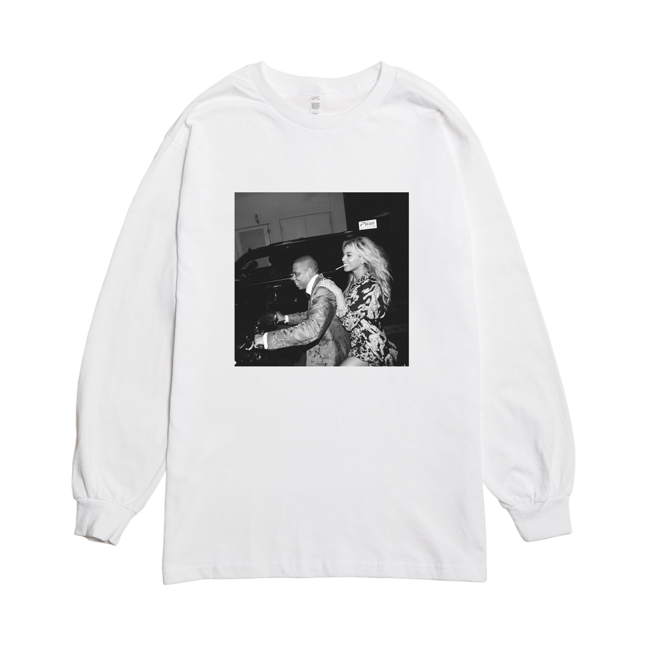 Jay-z & Beyonce Photo L/S Tee (White) | EMPIRE NEW YORK