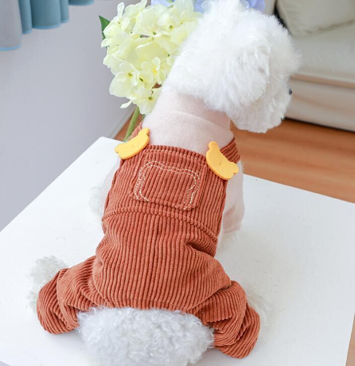 《予約》№210774 マスコットテディコーデュロイロンパース