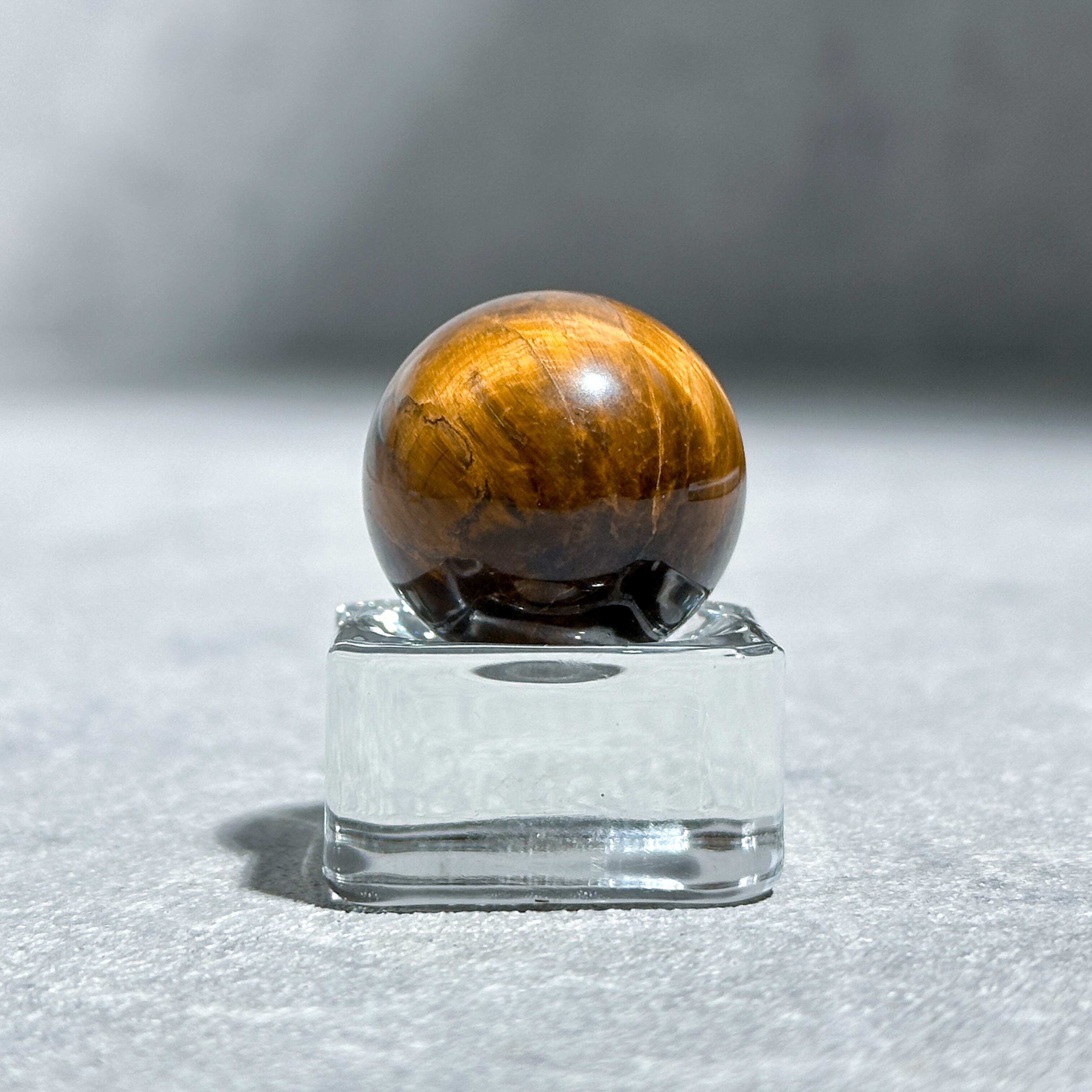 タイガーアイ スフィア（丸玉）34◇ Tiger's eye ◇天然石・鉱物