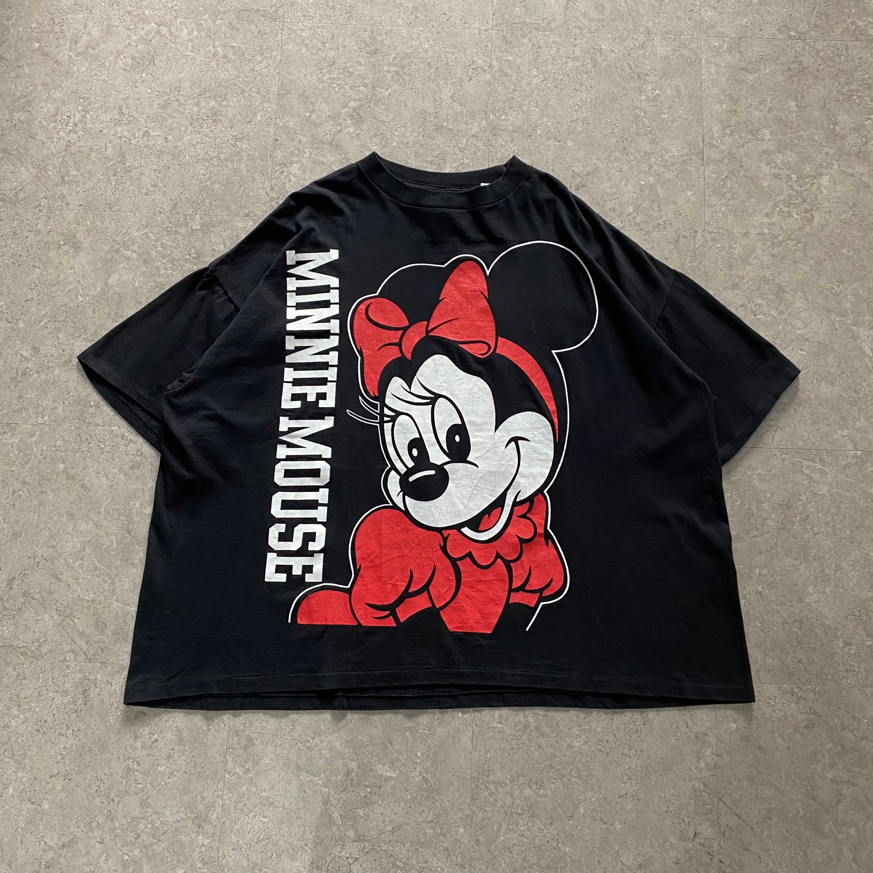 90s Minnie Mouses T-shirt "black"【仙台店】