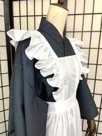 フリルエプロン（白・黒）