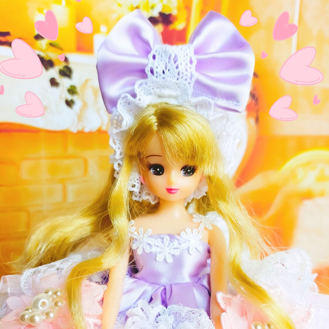 リカちゃん プリンセスドレス ハンドメイド服 ドール服 人形服 ドール