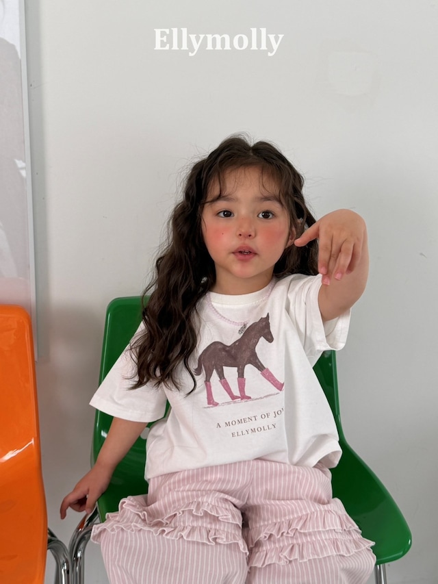 【 ellymolly / 予約 】Blush pony T