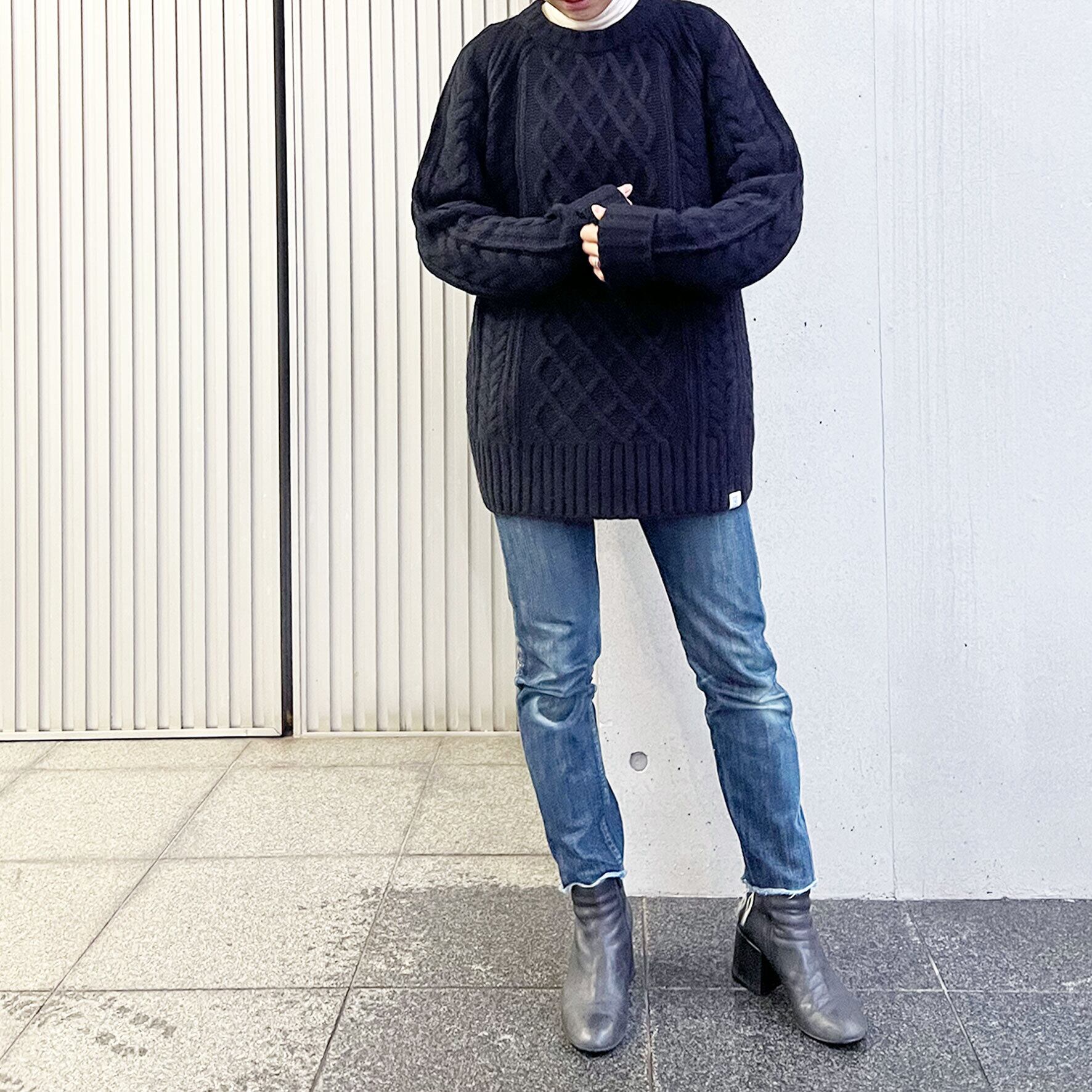 ARTS\u0026SCIENCE Flat Line Sweater カシミヤ100%ASEEDONCLOUD