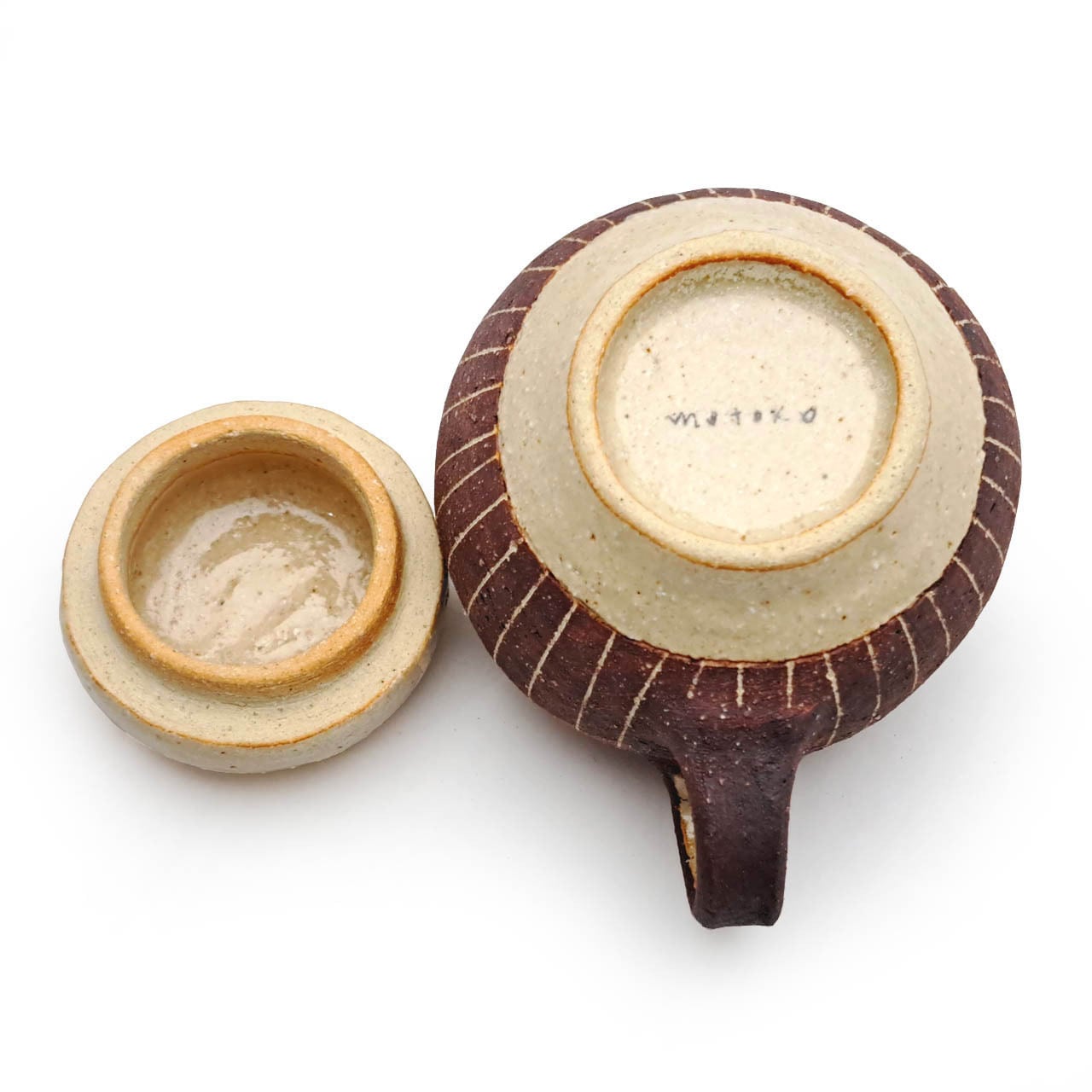 大野素子　陶器　入れ物 大野 素子】弁柄 急須 | gallery&select shop 縁