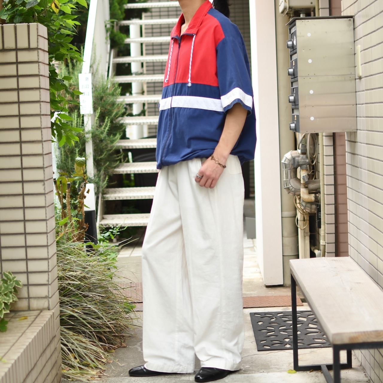 switching design half sleeve sailing jacket