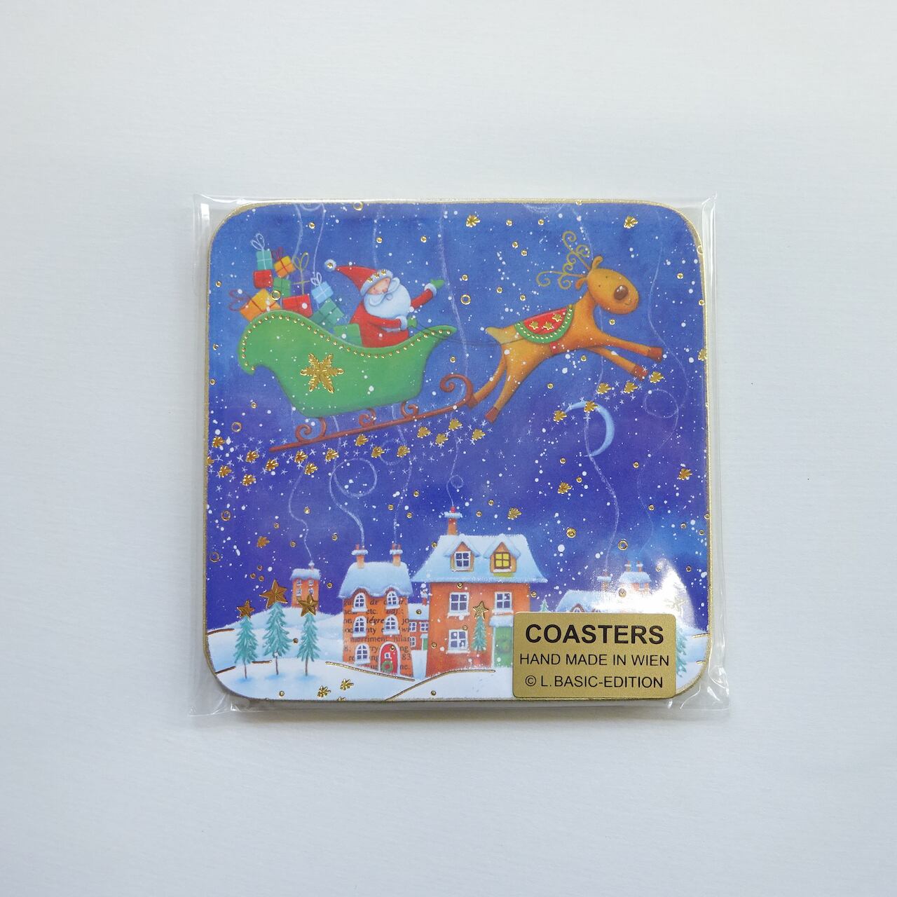 クリスマス コースター C-2133 サンタ トナカイ Luka Basic