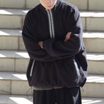 Zip-Up Drop Shoulder Waist-Length Pullover ◇3color H0994