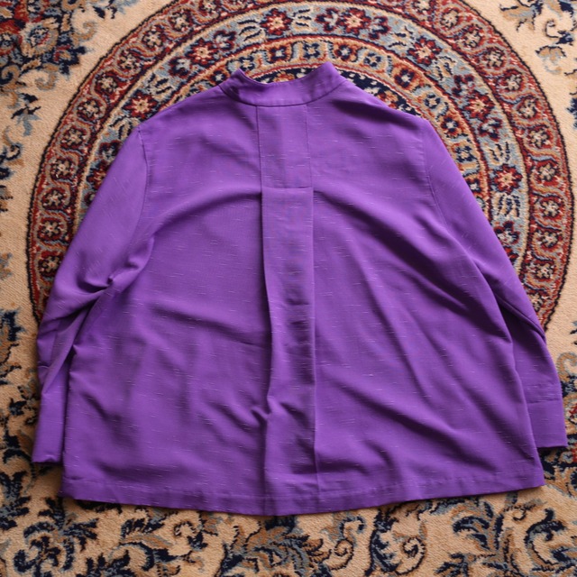 china motif square big button l/s shirt jacket