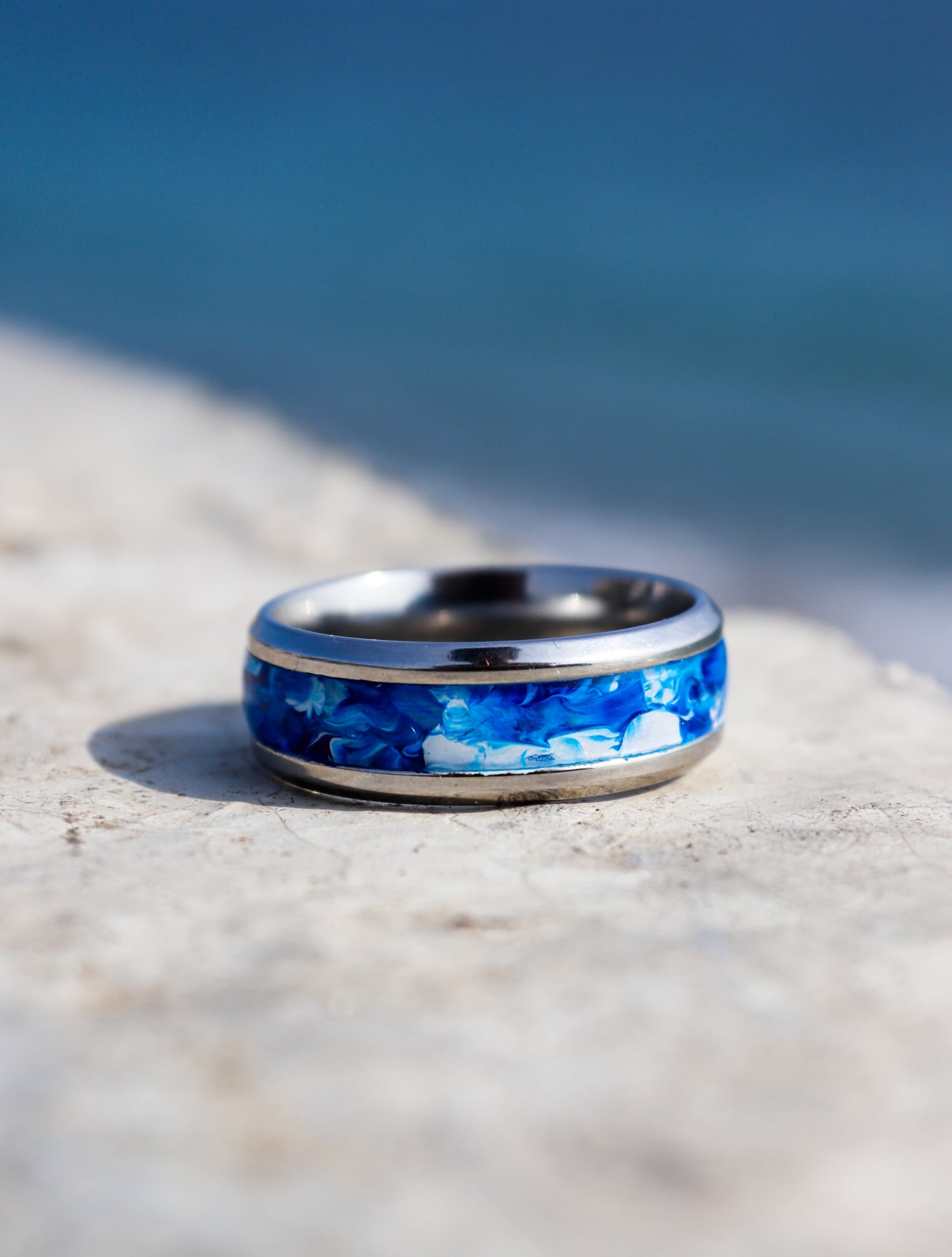 小物・アクセサリー Kitaro 人気No. 1 Core Ring「Ocean Blue」 | 湘南の小さなアクセサリー