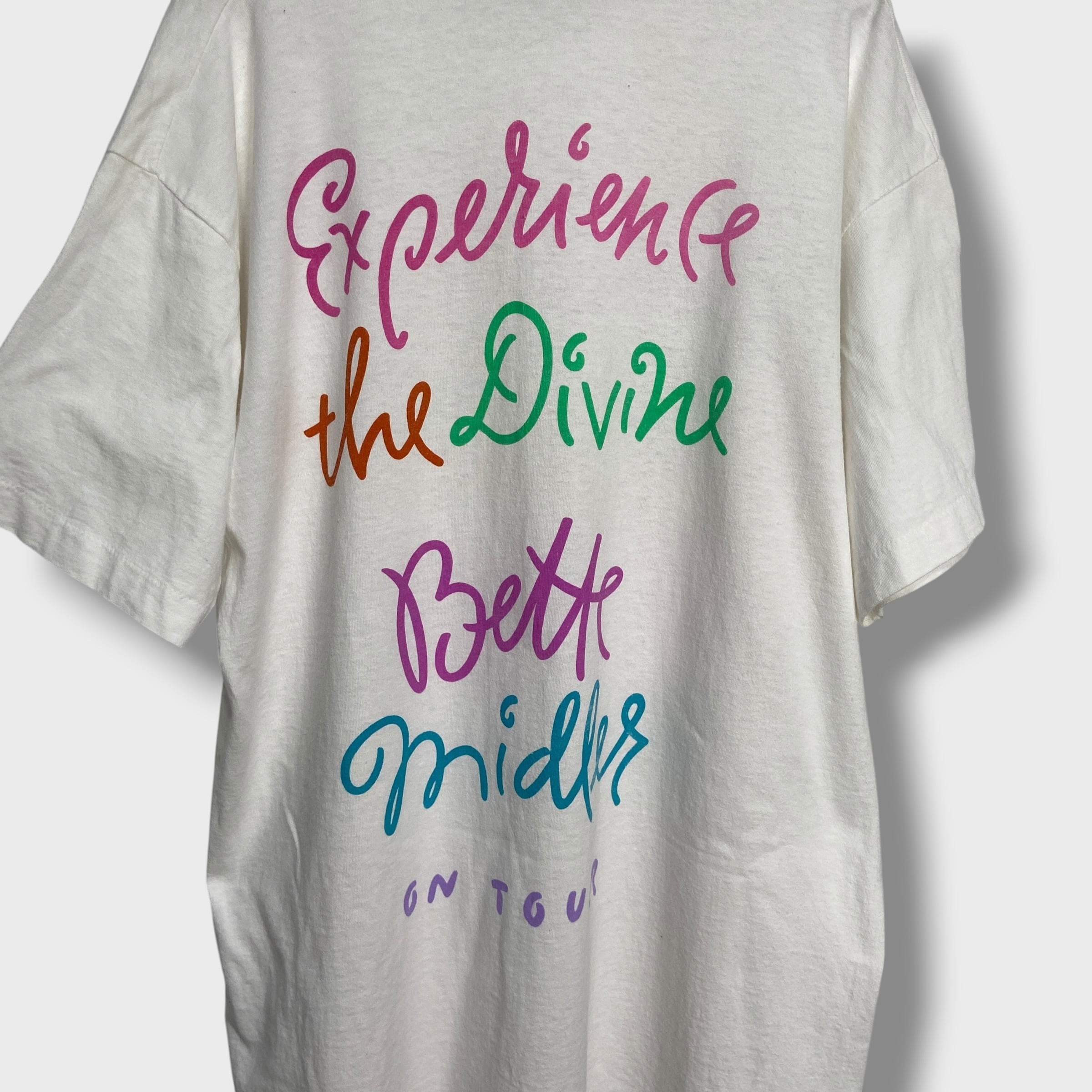90s ベットミドラー ツアーTシャツ フェイスT USA製 アーティスト