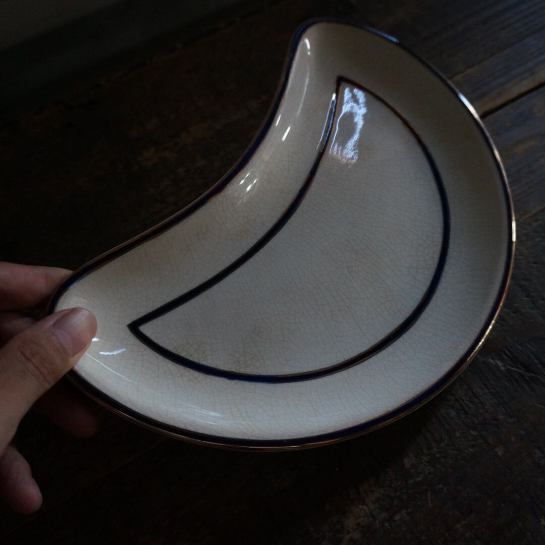 古いイギリスの陶器皿