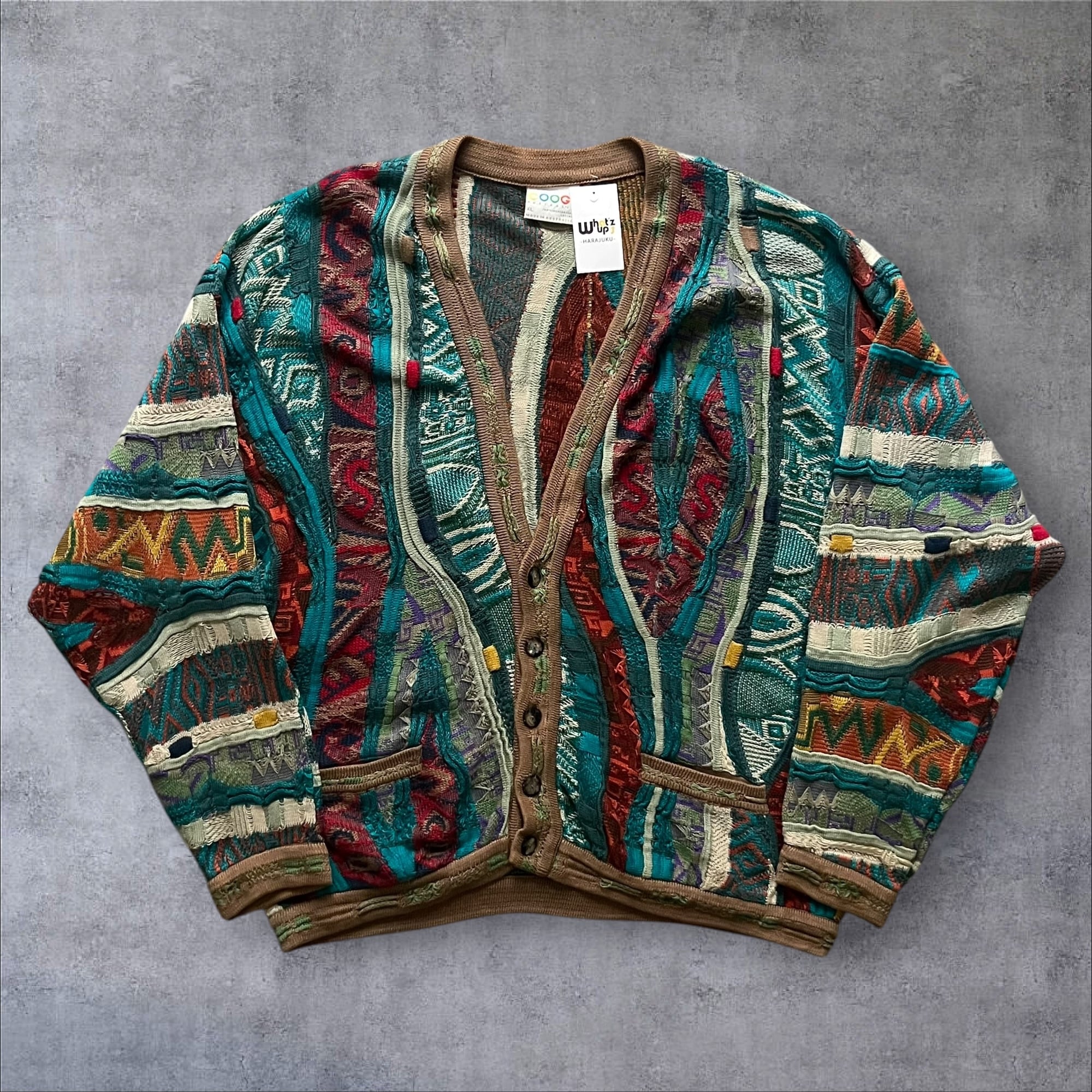 1990s Coogi 3D Knit Cardigan【高円寺店】
