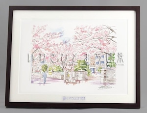 いわきひとまち百景レプリカ（大）：福島県立磐城桜が丘高等学校