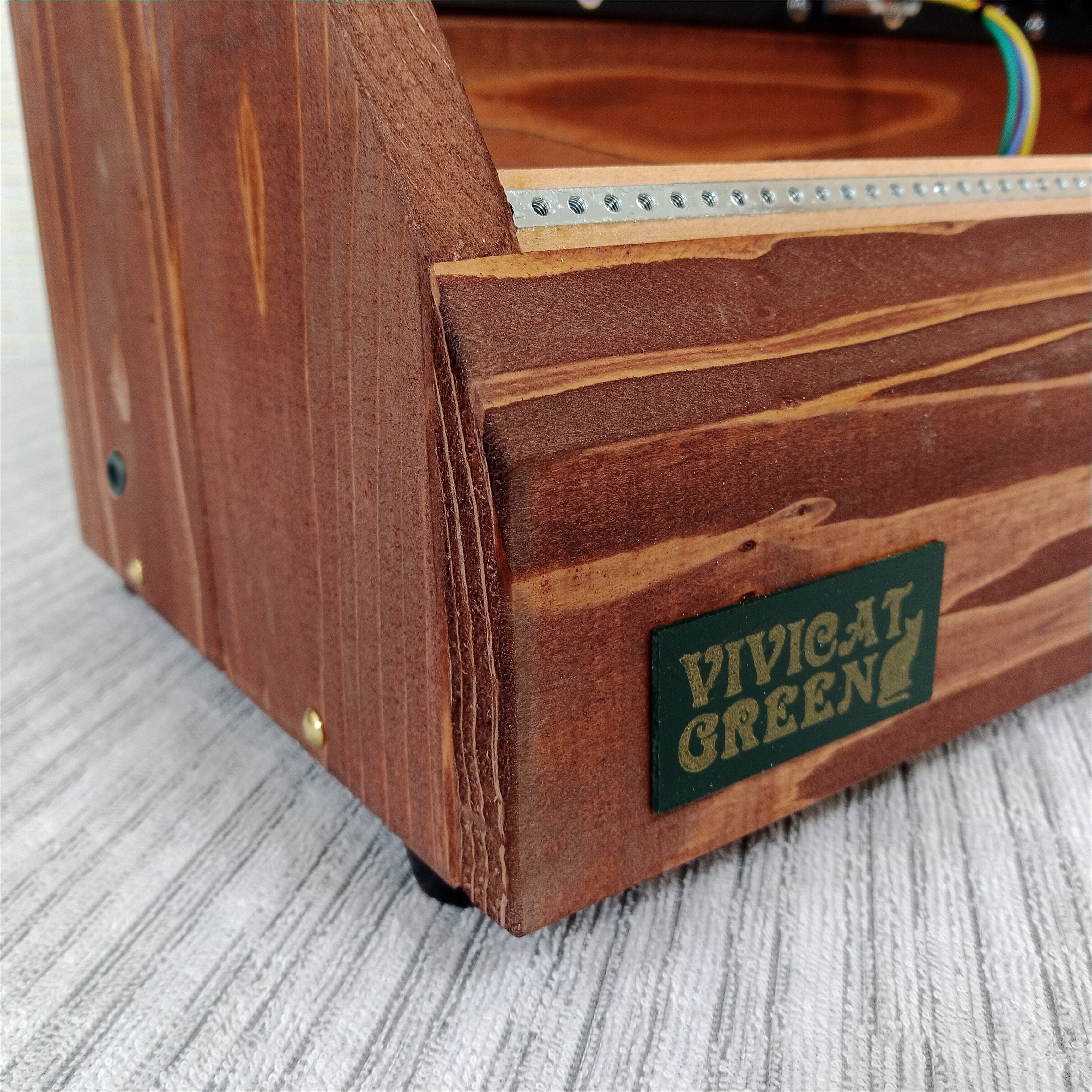 6U 168HP Portable Eurorack Wood Case with Power Unit VG-841-P
