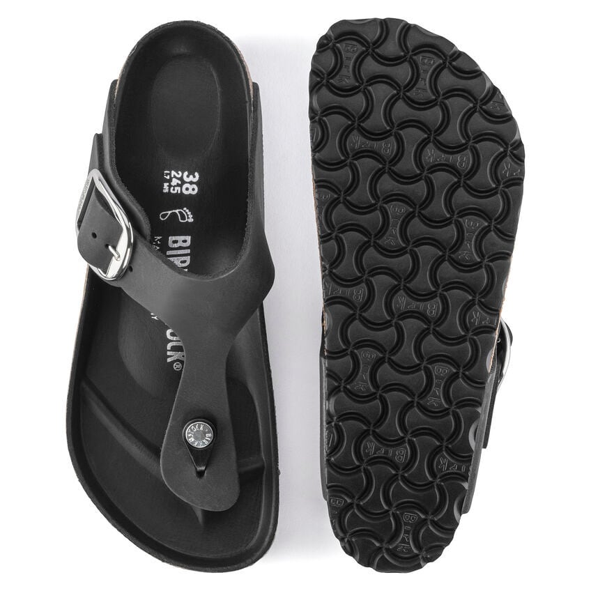 ビルケンシュトック ギゼ オイルレザー 黒 43インチ Gizeh / ギゼ オイルドレザー ブラック | BIRKENSTOCK