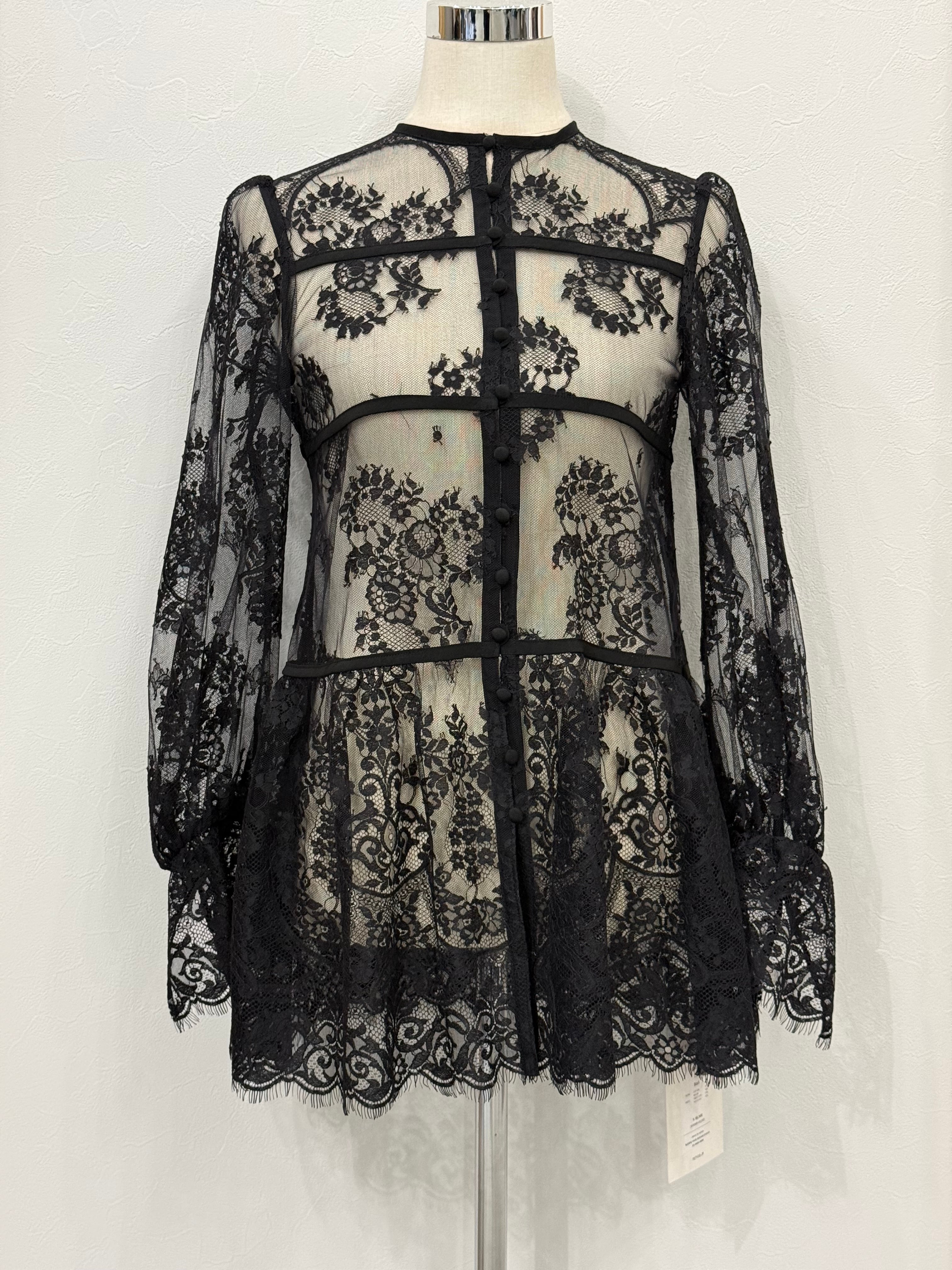 FETICO /SHEER COMBINED KNIT JACKET | eunoia maruyama