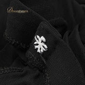 社交ダンス 衣装 スタンダード スカート オーバースカート レッスンウェア Leirena レイリーナ ブラック系 レース フリル 黒 無地 パニエ シフォン 軽やか エレガント ダンスウェア おしゃれ フレア ボリューム シルエット カジュアル 舞台衣装 日常使い 伸縮性 吸湿性 通気性 シンプル 上品 コーディネート 着回し お手入れ簡単