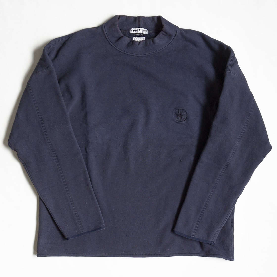 美品】STONE ISLAND【1996AW/ハイネック プルオーバー スウェット】L  
