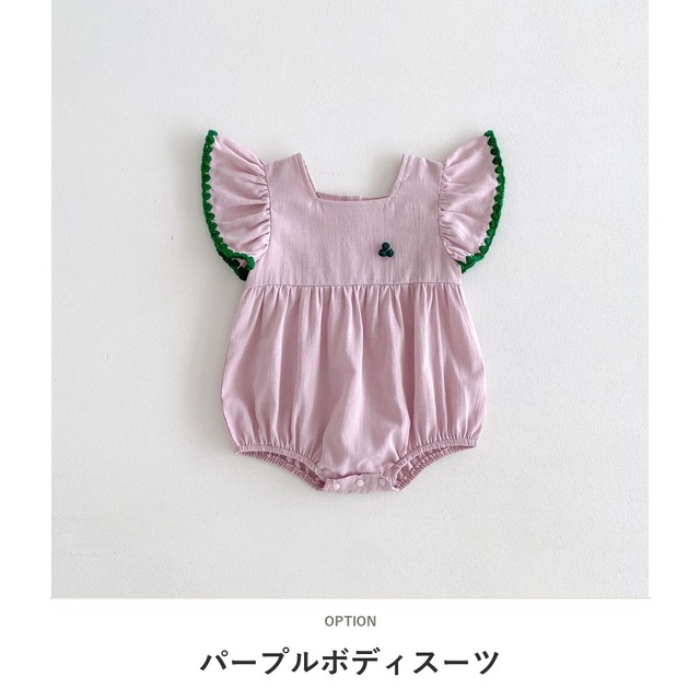【姉妹服】フルーツモチーフフリルロンパース/ワンピース - 4