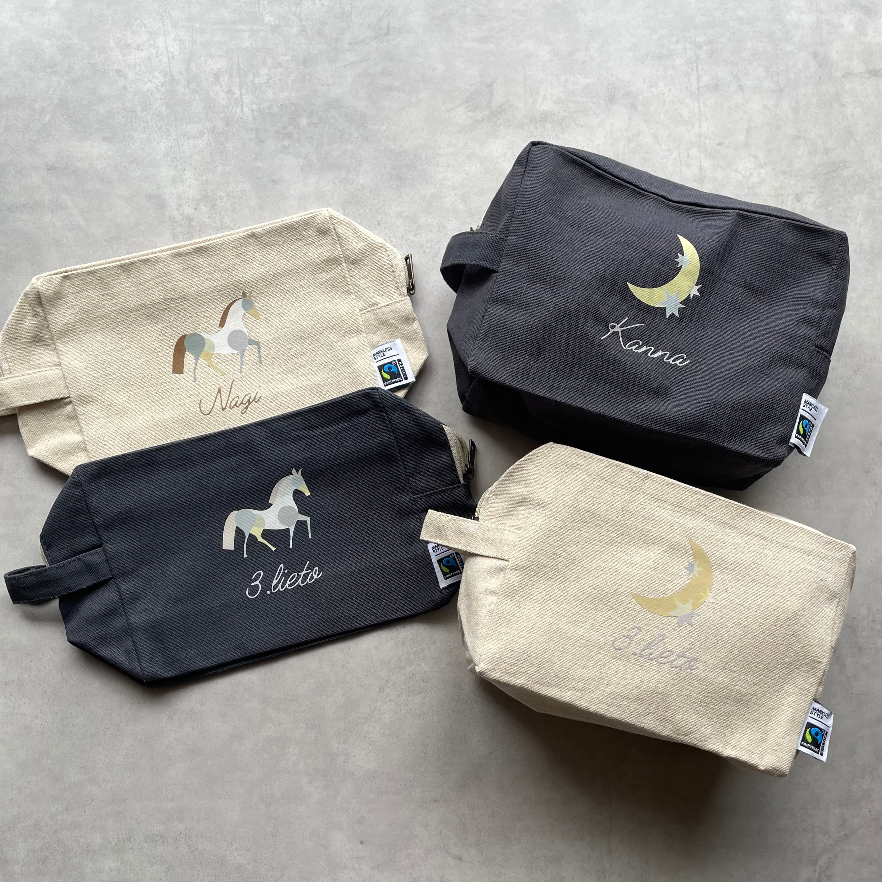 ホープ　ポーチ とカード入れセット 名入れ】マルチポーチ | 3.LIETO | スリーリエート・スカーフみたいな