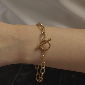 316L mantel chain bracelet 1  #b05