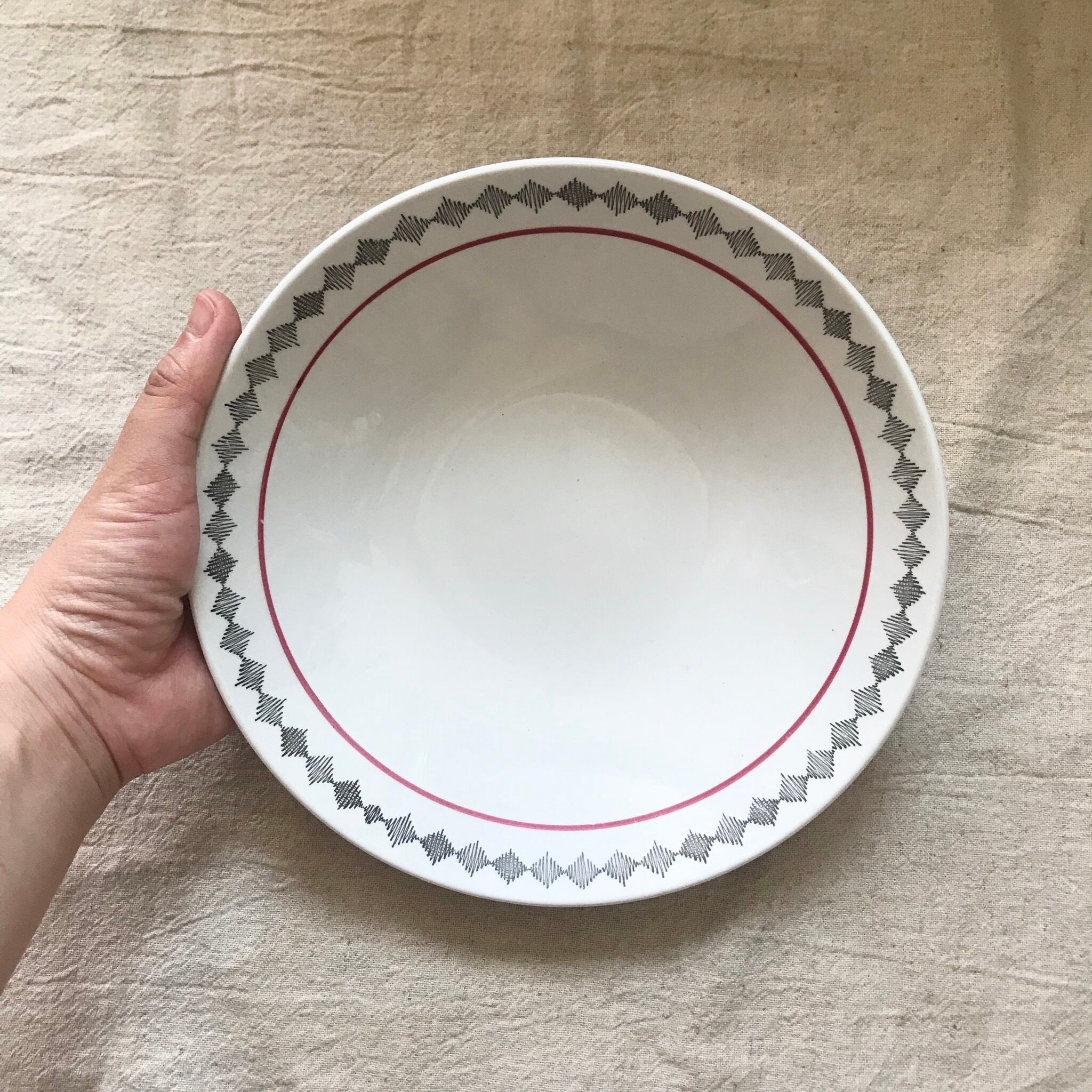 ダイヤ模様の深皿