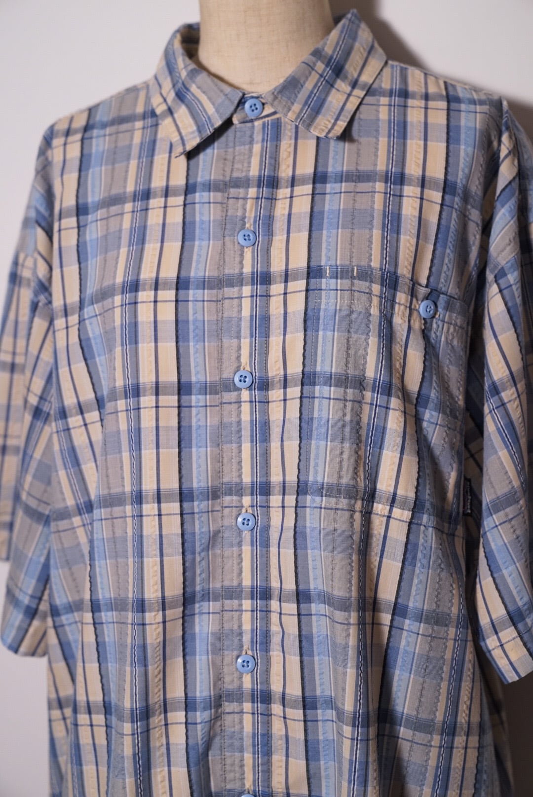 2000's Patagonia seersucker check shirt | WORN