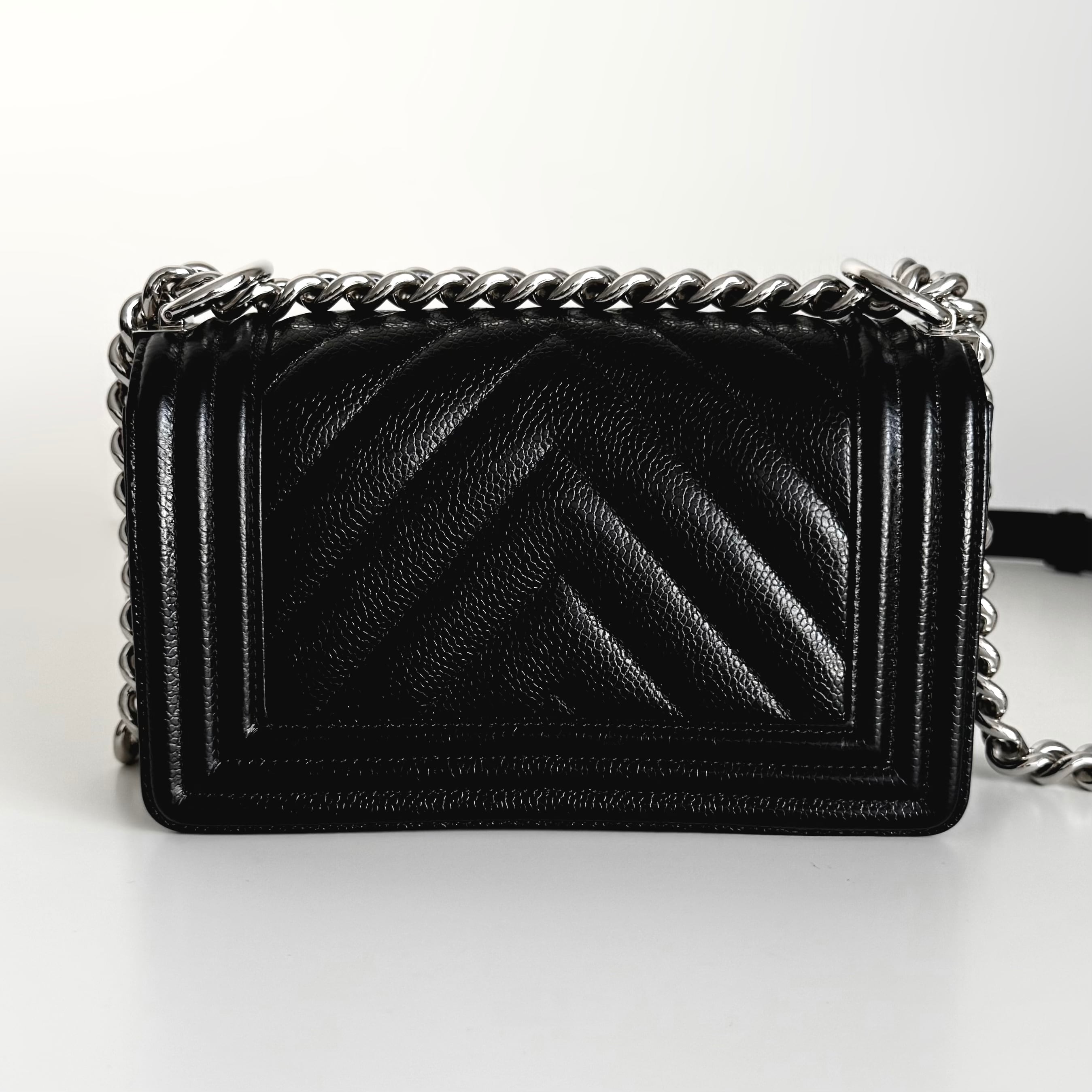 極美品】シャネル ボーイシャネル BOY CHANEL 20 スモール ブラック